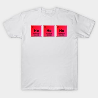 Ho Ho Ho Holmium - Christmas Chemistry T-Shirt